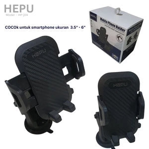 HEPU HP-J04: Versatile Car Phone Holder with 360° Rotation