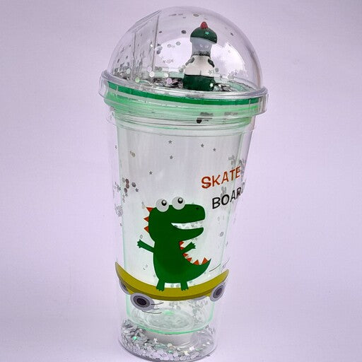 Glitter-Filled Dinosaur Adventure Cup