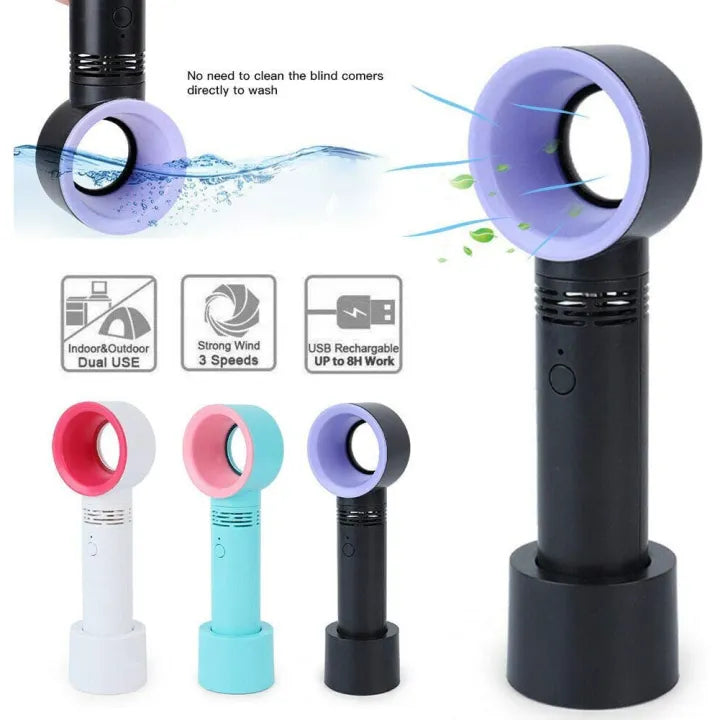 Portable USB Rechargeable Bladeless Fan