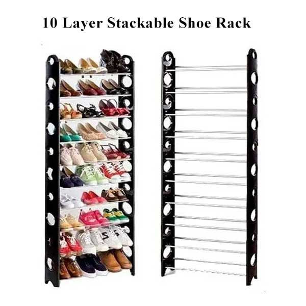 Multi-Tier Shoe Rack: Compact & Efficient Storage for Your Footwear