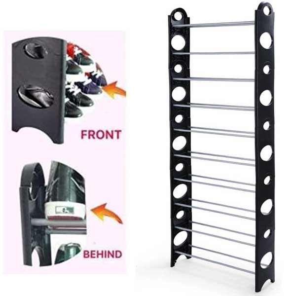 Multi-Tier Shoe Rack: Compact & Efficient Storage for Your Footwear