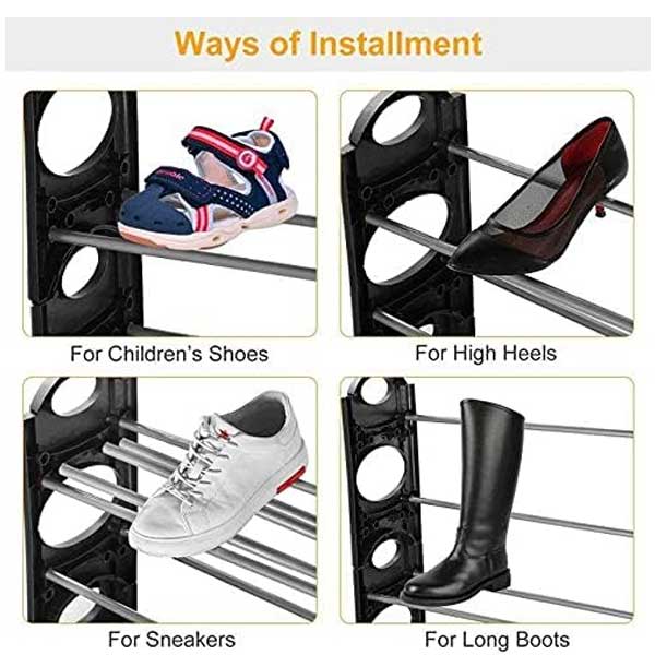 Multi-Tier Shoe Rack: Compact & Efficient Storage for Your Footwear