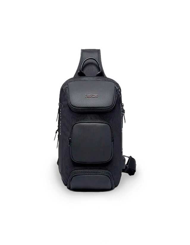 7086 sling bag with USB 35*12*21cm 0.5kg