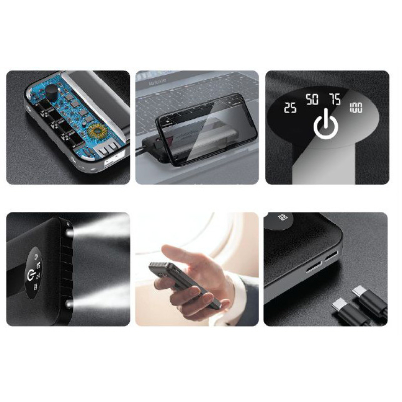 All-in-One Power Bank with 4-in-1 Cable - HP-965