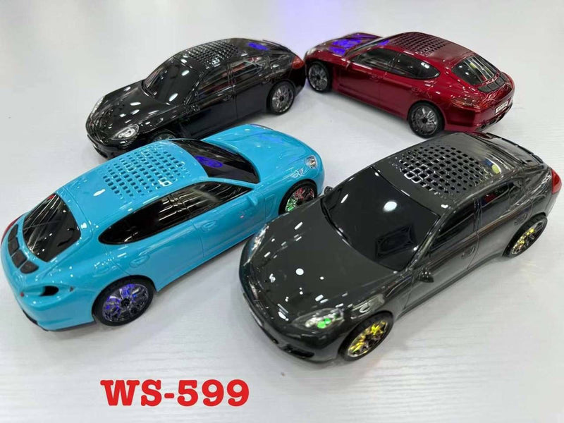 WS-599 Car-Shaped Bluetooth Speaker with LED Lights