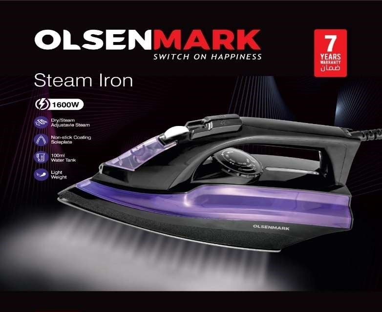 Ceramic Steam Iron/Wet&Dry 1600w 1x10