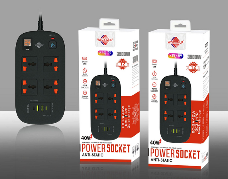 Woodpecker 40W Multiport Smart Power Socket