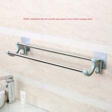 Strong Suction Cup Towel Rack: Holds Towels Securely