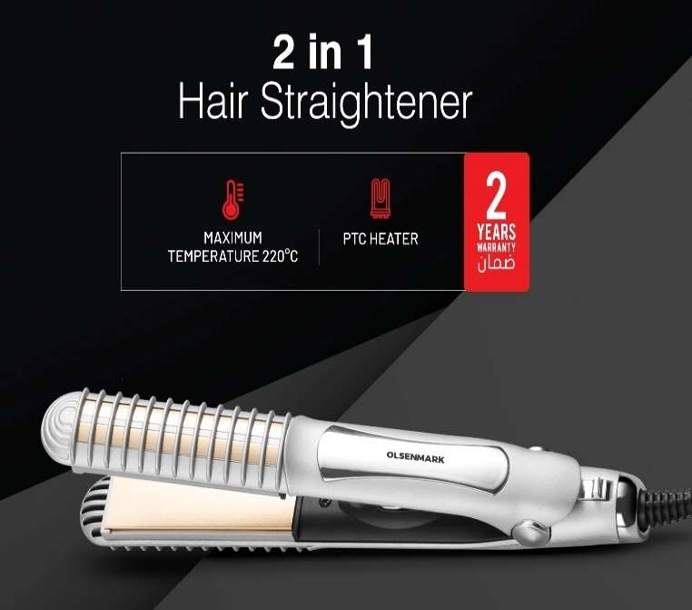 2 in 1 HAIR STRAIGHTNER 1X80