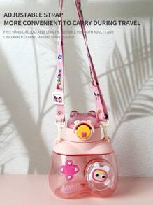 Adorable Pink Water Bottle for Kids - XZ5160