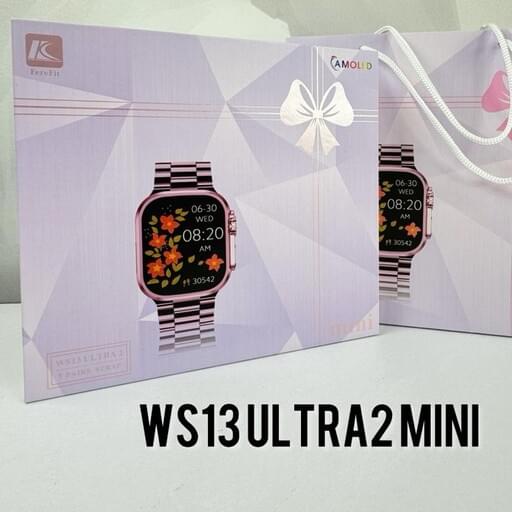 WS13 Mini Ultra 2 Smart Watch with 5 Pairs of Straps - Stylish & Versatile