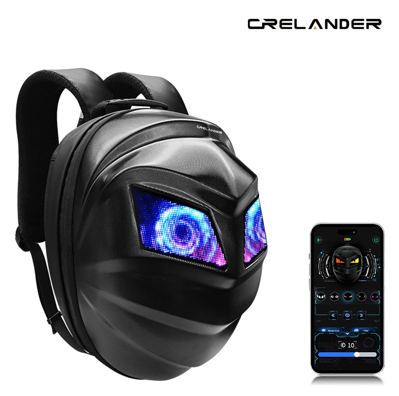 CRELANDER LED KNIGHT BACKPACK WITH APP & BLUETOOTH