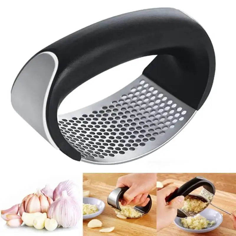 Stainless Steel Garlic Press Manual Garlic Mincer 24 Pieces