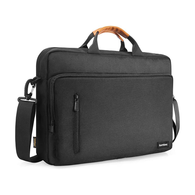 Tomtoc 14 Inch Casual Laptop Messenger Bag / Business Shoulder Bag - Black