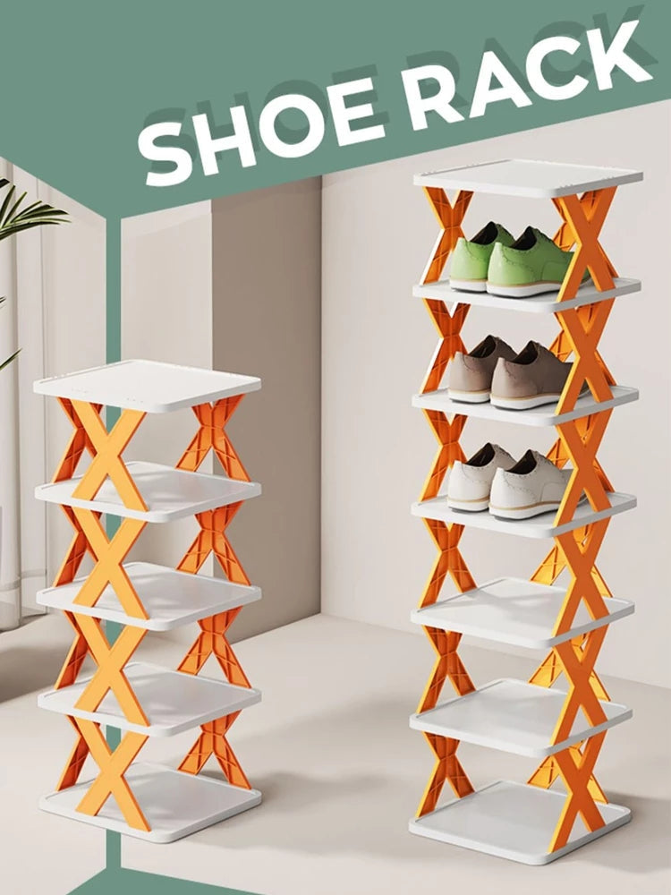 Six Layers Foldable Shoe Rack 12 pieces