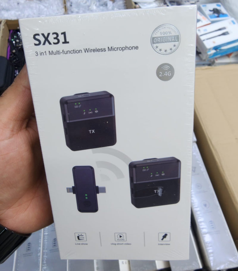 SX31 3-in-1 Wireless Microphone