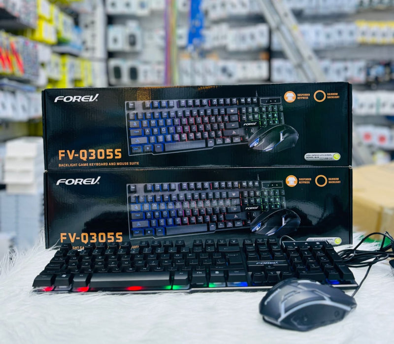 Forev FV-Q305S Backlit Gaming Keyboard and Mouse Combo