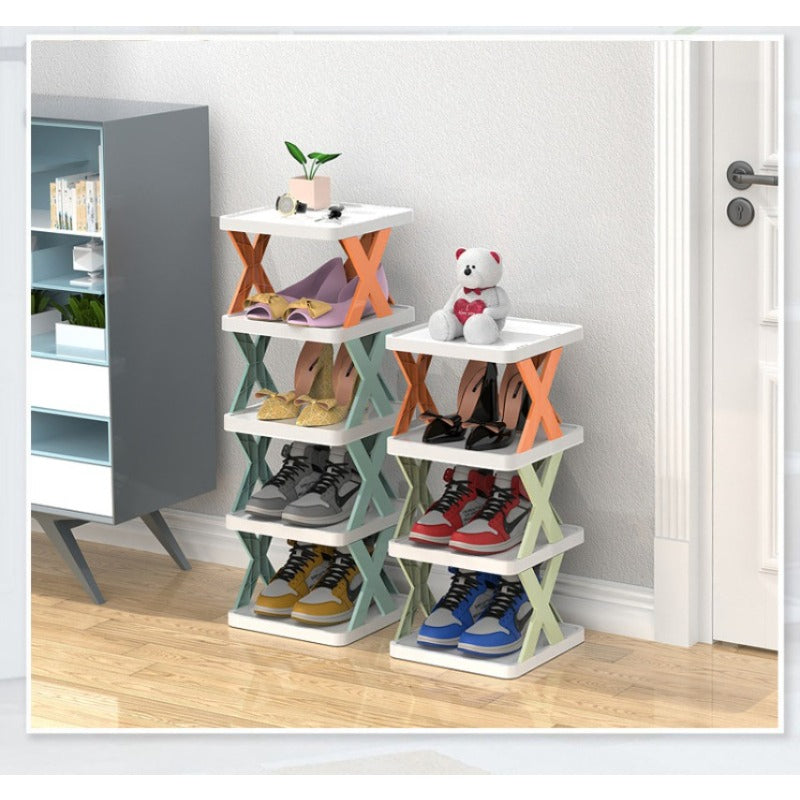 Six Layers Foldable Shoe Rack 12 pieces