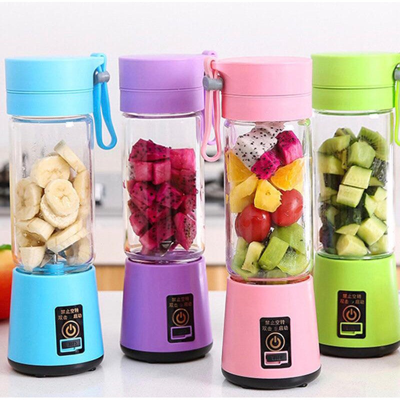 Rechargeable Mini Portable Juicer Blender 12 Pieces