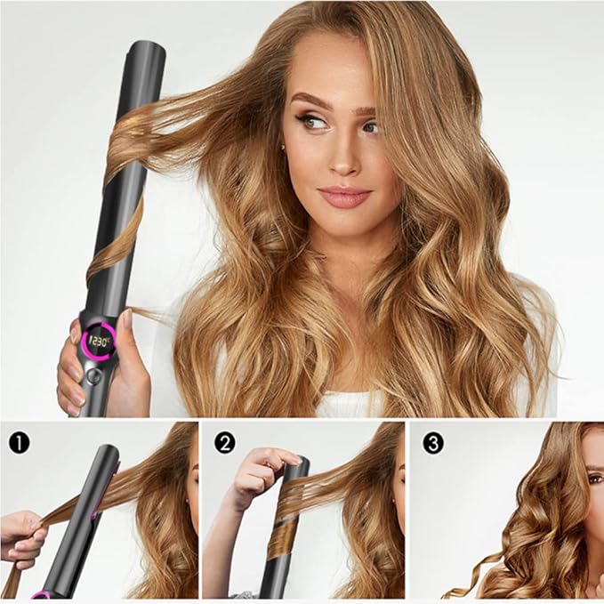 2-in-1 Hair Styler: Straighten, Curl, and Wave with Ease