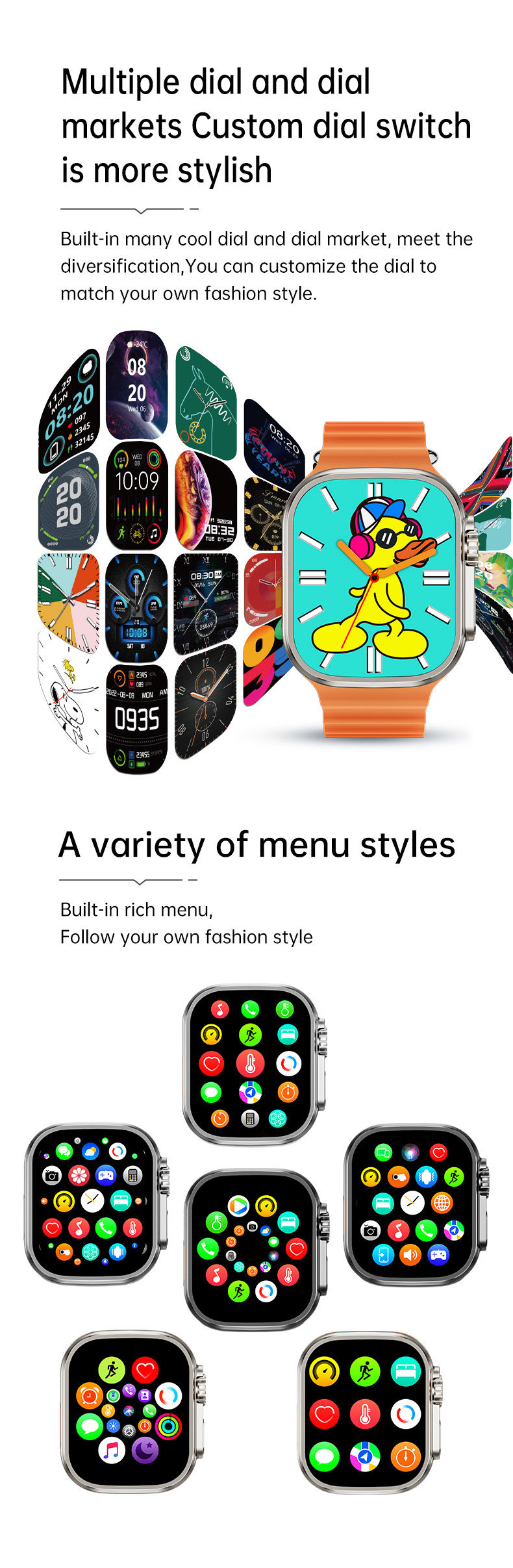 “WS-X5 ULTRA 2 49mm Smart Watch + 3 strap sets Siri ai voice assistant Bluetooth calling Waterproof and Versatile Three Bands Smartwatch Package – Elevate Your Style and Connectivity”