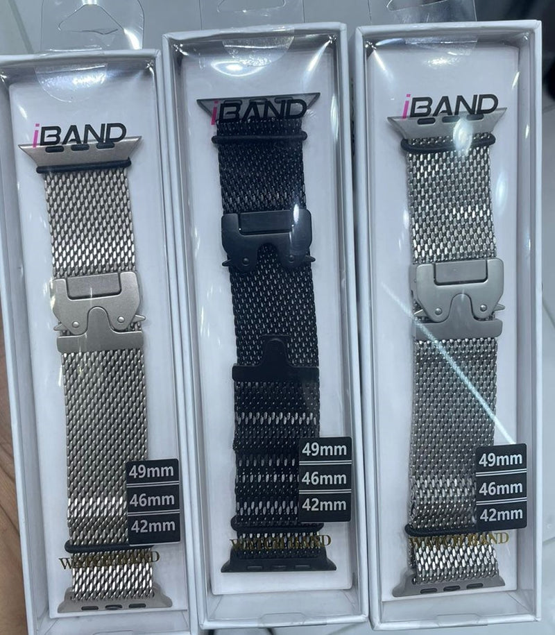 Sleek Apple Watch Bands | Milanese Loop Straps for 42/44/45/49mm