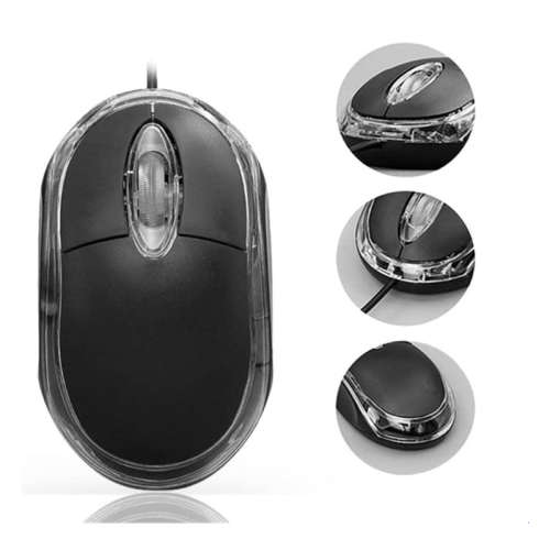 MOS-OISU Optical Mouse - 1000 DPI, High-Precision, Ergonomic Design, Comfortable Grip, Durable