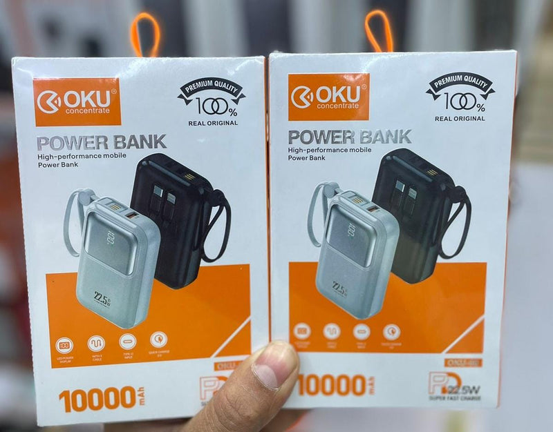 OKU 10000mAh Power Bank with Fast Charging