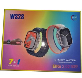 WS28 Smart Watch - Wireless Charging & Large 2.02" Display - Dual Color Options