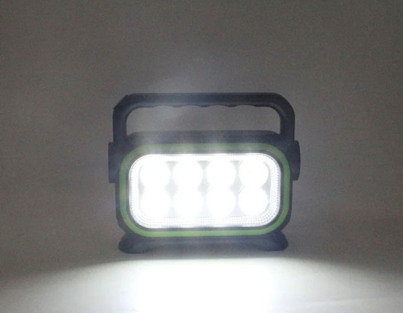 COB Led FlashLight With Solar 1x60