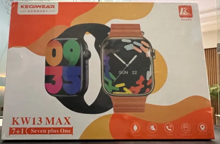 KW13 Max Smart Watch – 1.32" HD Display, Advanced Health Tracking, Multi-Sport Modes, and Bluetooth Connectivity