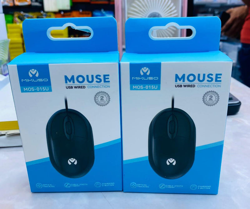 Ergonomic USB Mouse with Optical Sensor