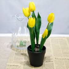 Realistic Artificial Tulip Flower for Home Decor