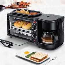 Hoffmans 3-in-1 Breakfast Maker - Oven, Coffee Maker, and Grill