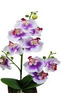 Beautiful Artificial Purple Orchid Flower Arrangement