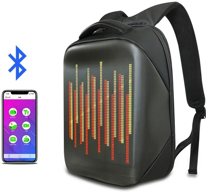 SMART LED  BACKPACK WITH APP & BLUETOOTH