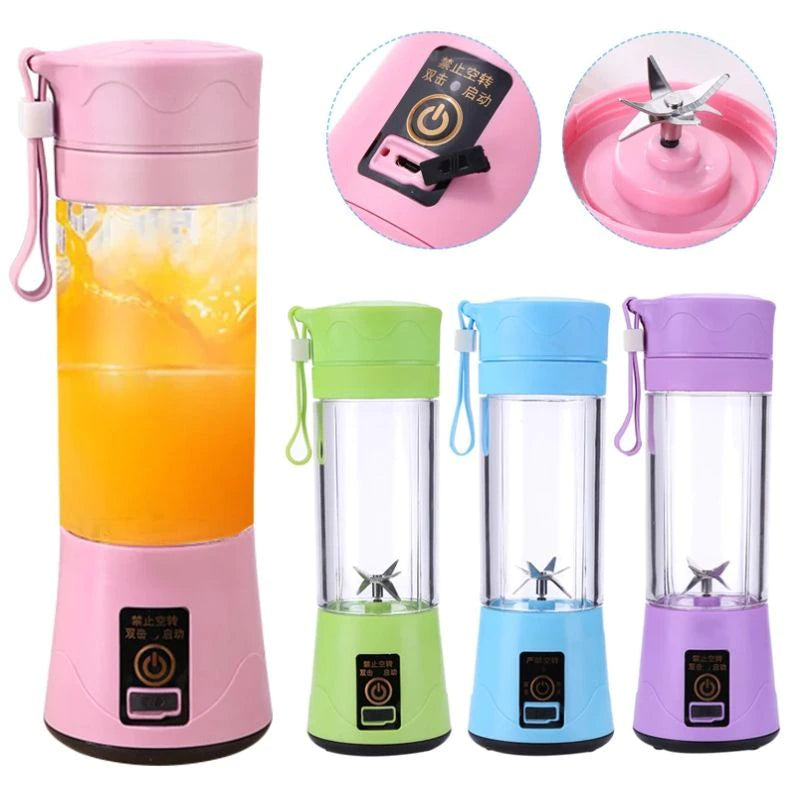 Rechargeable Mini Portable Juicer Blender 12 Pieces