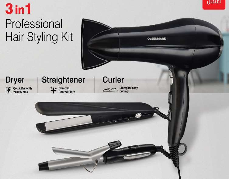 3In1 Professional Hair Styling Kit 1x6