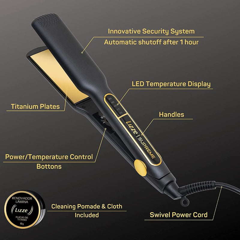 Lizze Supreme 1.5 Pro Hair Straightener: Powerful, Precise, and Long-Lasting