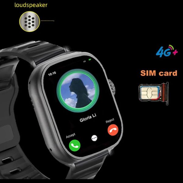 Smart2030 C90 ULTRA Smartwatch - 4G Connectivity, Dual Camera & Social Media Apps”