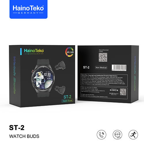 Haino Teko ST-2 Smart Watch with Fitness Tracking & Health Monitoring