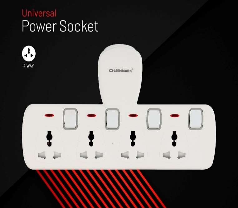 4 Way Universl Power Socket 1X36