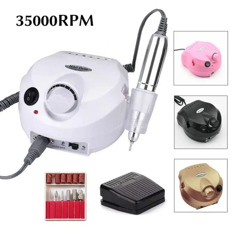 Professional Nail Suppliers High Speed Manicure Milling Drill Machine Pedicure Nail Polisher