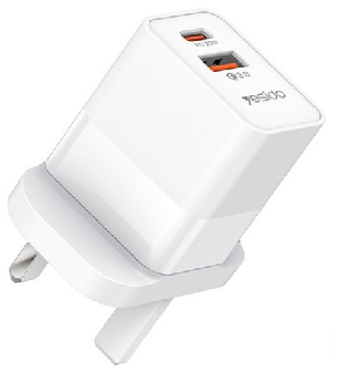 YC32 UK PD 20W+QC3.0 Quick charger