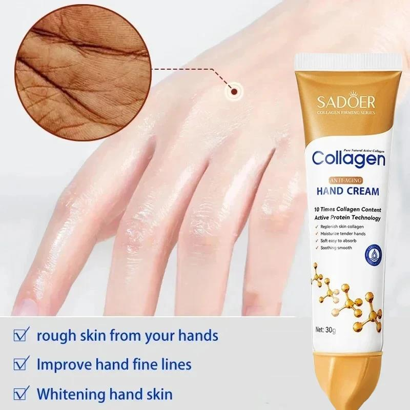 SADOER Collagen Hand Cream - Anti-Aging Hand Care