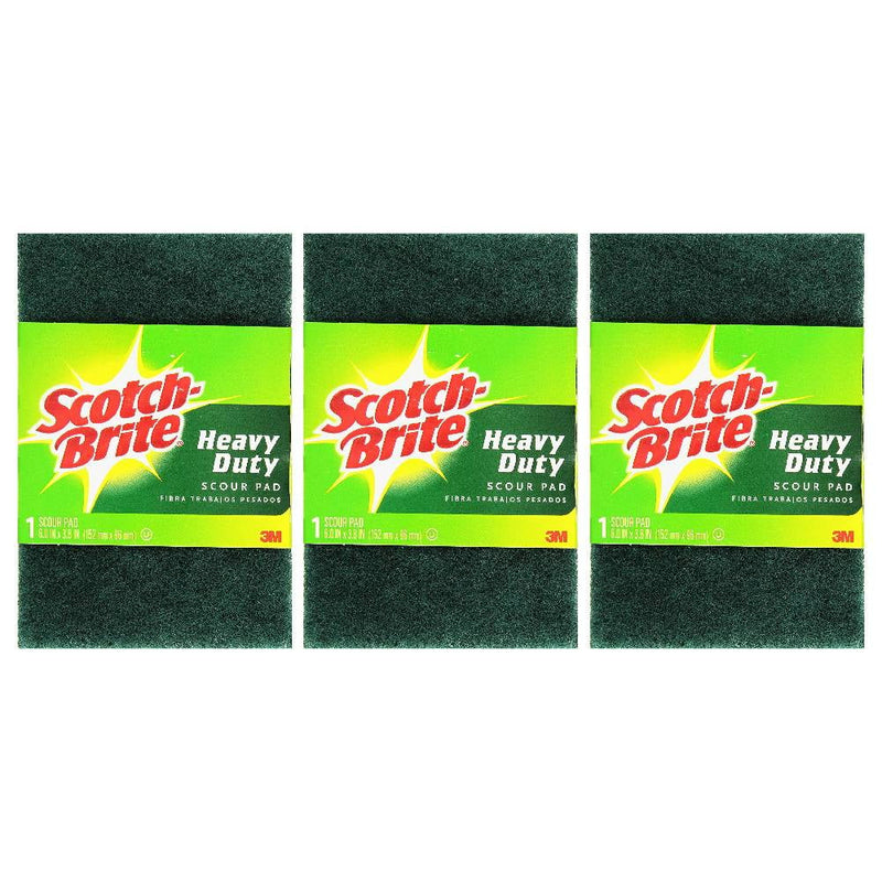 3M Scotch-Brite Heavy Duty Scour Pads - Durable & Effective