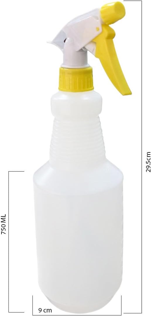 Empty Spray Bottles (4-pcs) for Cleaning Solutions, Plants, Pets, and More