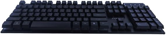 Forev FV-Q1S Backlit Gaming Keyboard - RGB Lighting, Mechanical Feel, Windows/Mac Compatible