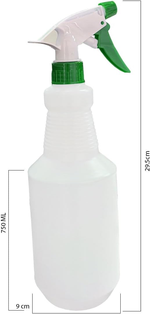 Empty Spray Bottles (4-pcs) for Cleaning Solutions, Plants, Pets, and More