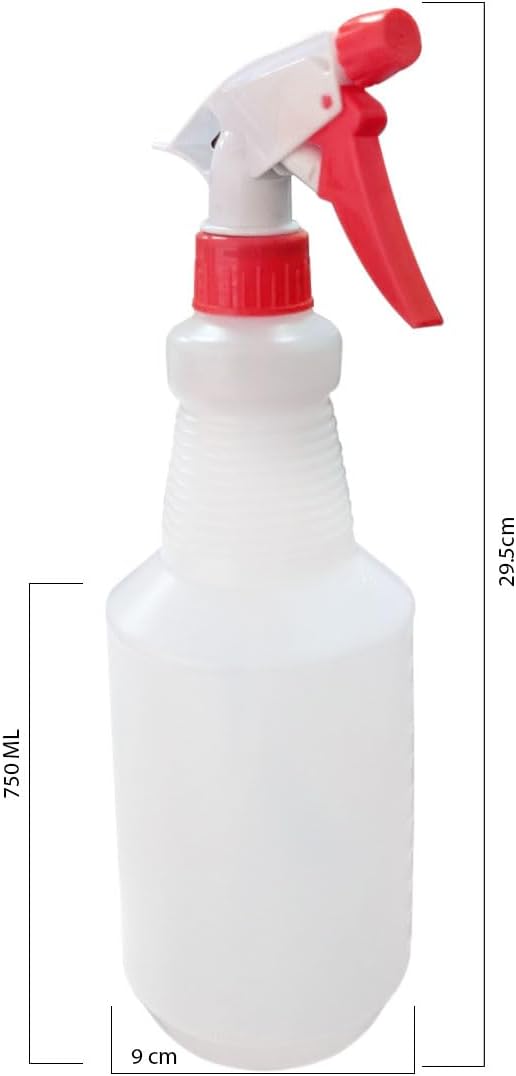 Empty Spray Bottles (4-pcs) for Cleaning Solutions, Plants, Pets, and More